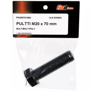 Bult M20X70 1St 10.9 Din933