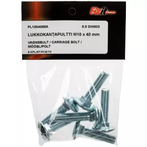 Vagnsbult M10X40 8.8 6St Din603