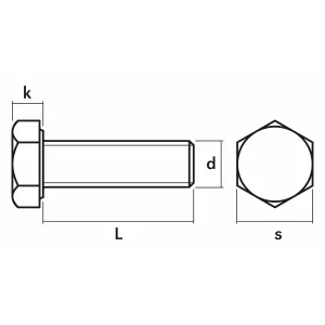 Bult M5X20 Din933 A2 15St