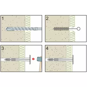 Isolerhållare Plast 8X110 (70-80Mm) 500St