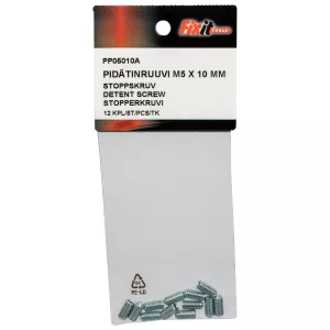 Stoppskruv M5X10 Din916 12St 45H Förzinkad