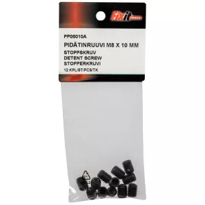 Stoppskruv M8X10 Din916 12St 45H Obelagd
