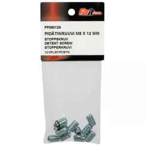 Stoppskruv M8X12 Din916 12St 45H Förzinkad