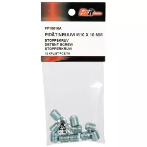 Stoppskruv M10X10 Din916 12St 45H Förzinkad