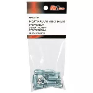 Stoppskruv M10X16 Din916 12St 45H Förzinkad