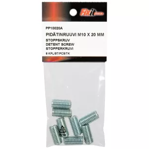 Stoppskruv M10X20 Din916 8St 45H Förzinkad