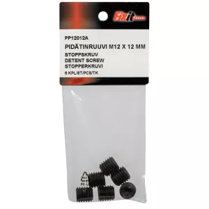 Stoppskruv M12X12 Din916 6St 45H Obelagd