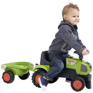 Sparktraktor Claas Med Vagn 1-3 År