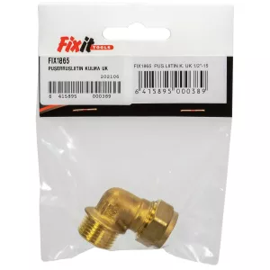 Klämringskoppling Vinkel Med Utv.Gänga 15X1/2