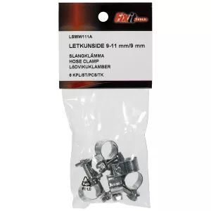 Slangklämm    9-11/9Mm 6St