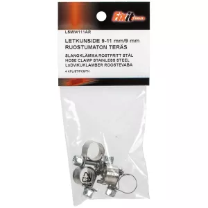 Slangklämma  9-11/9Mm W4/Ss 4St