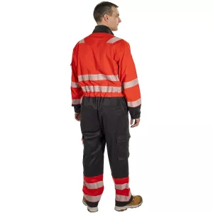 Varsel Overall 5Xl Ripley Fl.Röd/Svart Kl3