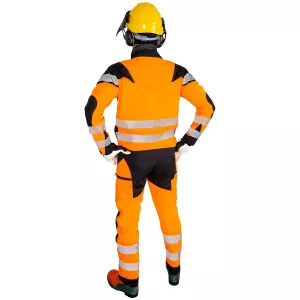 Skogsjacka S Stretch Fl.Orange/Svart Kl2 En20471