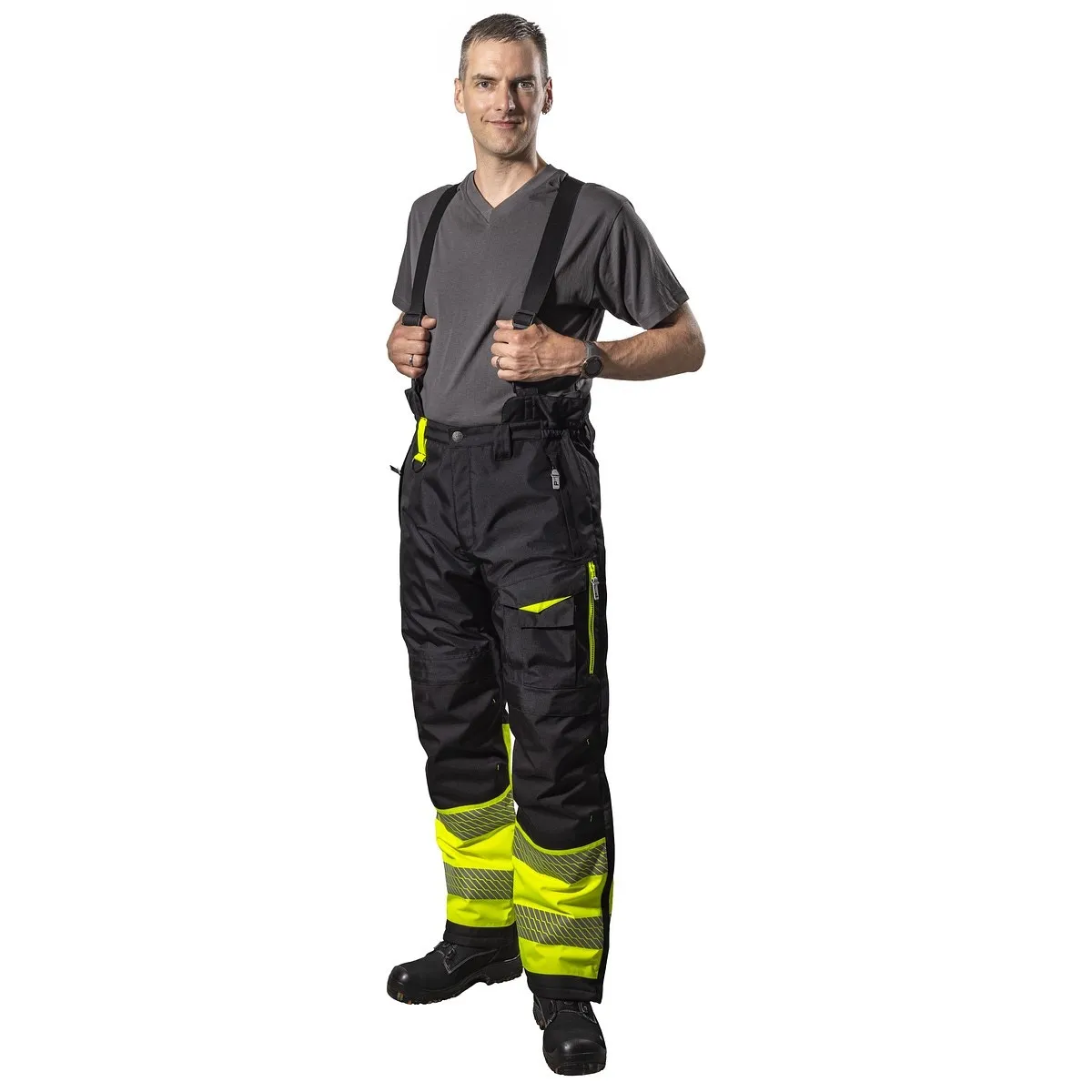 Vinterbyxor S Austin Fl.Gul/Svart Kl1