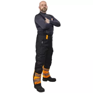 Vinterbyxor 4Xl Austin Fl.Orange/Svart Kl1