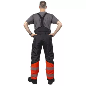 Vinterbyxor 3Xl Austin Fl.Röd/Svart Kl1