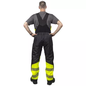 Vinterhängselbyxa L Alec Fl.Gul/Svart