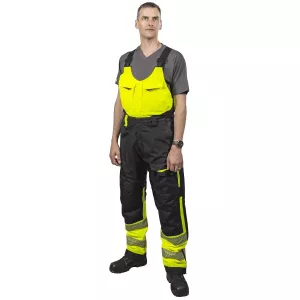 Vinterhängselbyxa Xs Alec Fl.Gul/Svart