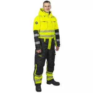 Vinteroverall Xl Arrow Fl.Gul/Svart Kl3
