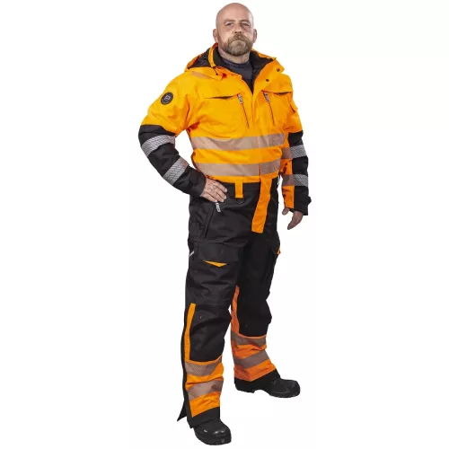 Vinteroverall Xl Arrow Fl.Orange/Svart Kl3