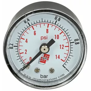 Tryckmätare M40 0-1Bar 1/8