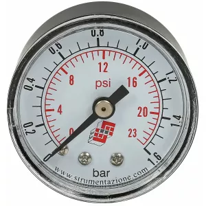 Tryckmätare M40 0-1.6Bar 1/8
