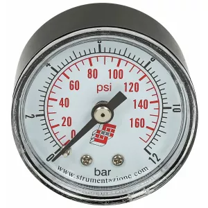 Tryckmätare M40 0-12Bar 1/8