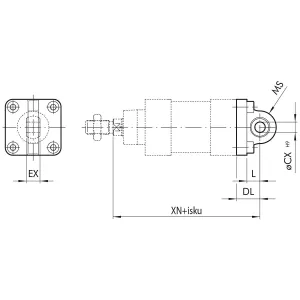 Cylinderfäste 32Mm Bas Iso15552