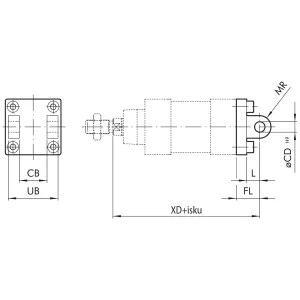 Cylinderfäste 80Mm B Iso15552