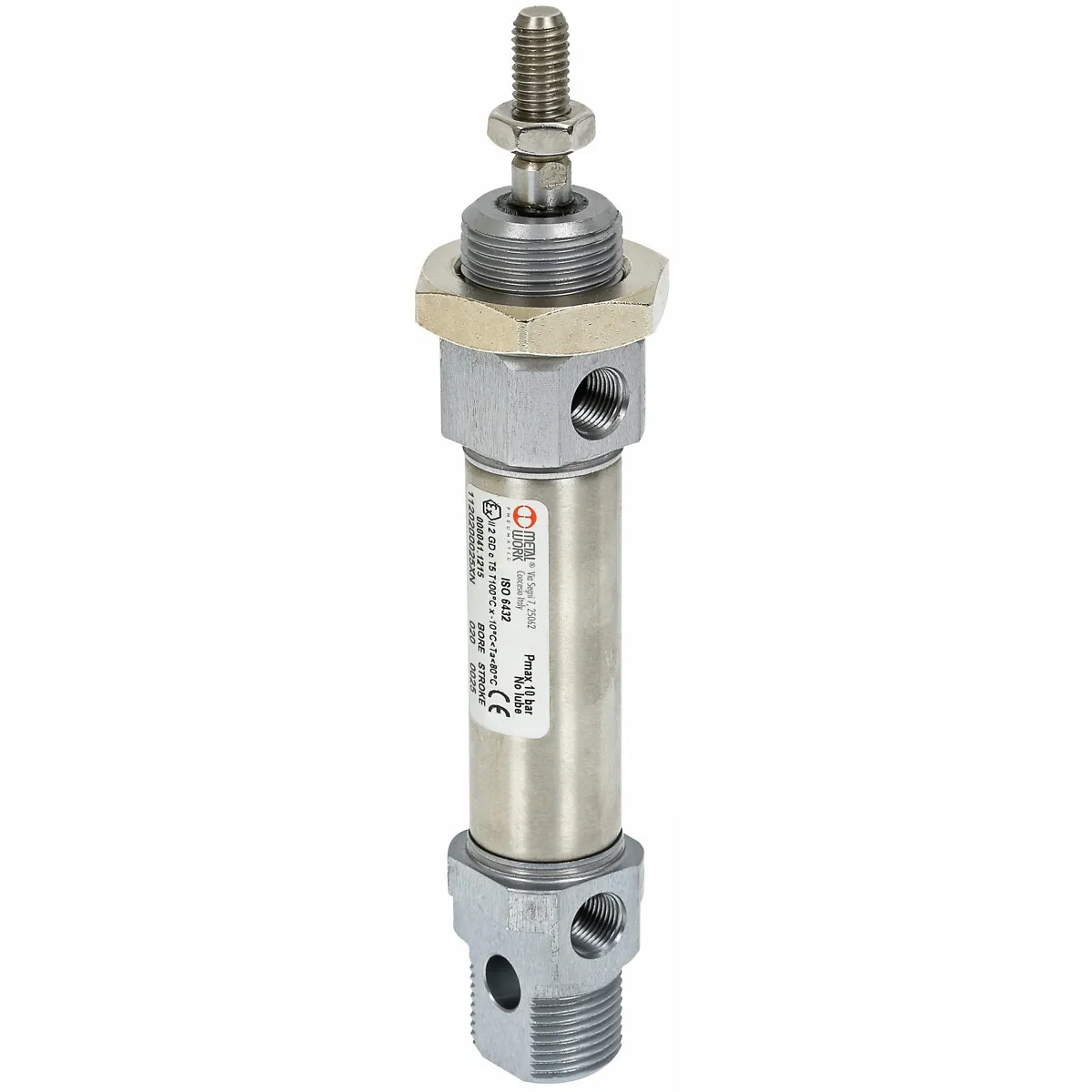Pneumatisk Cylinder 20X25 Mini Iso6432 2-Funk