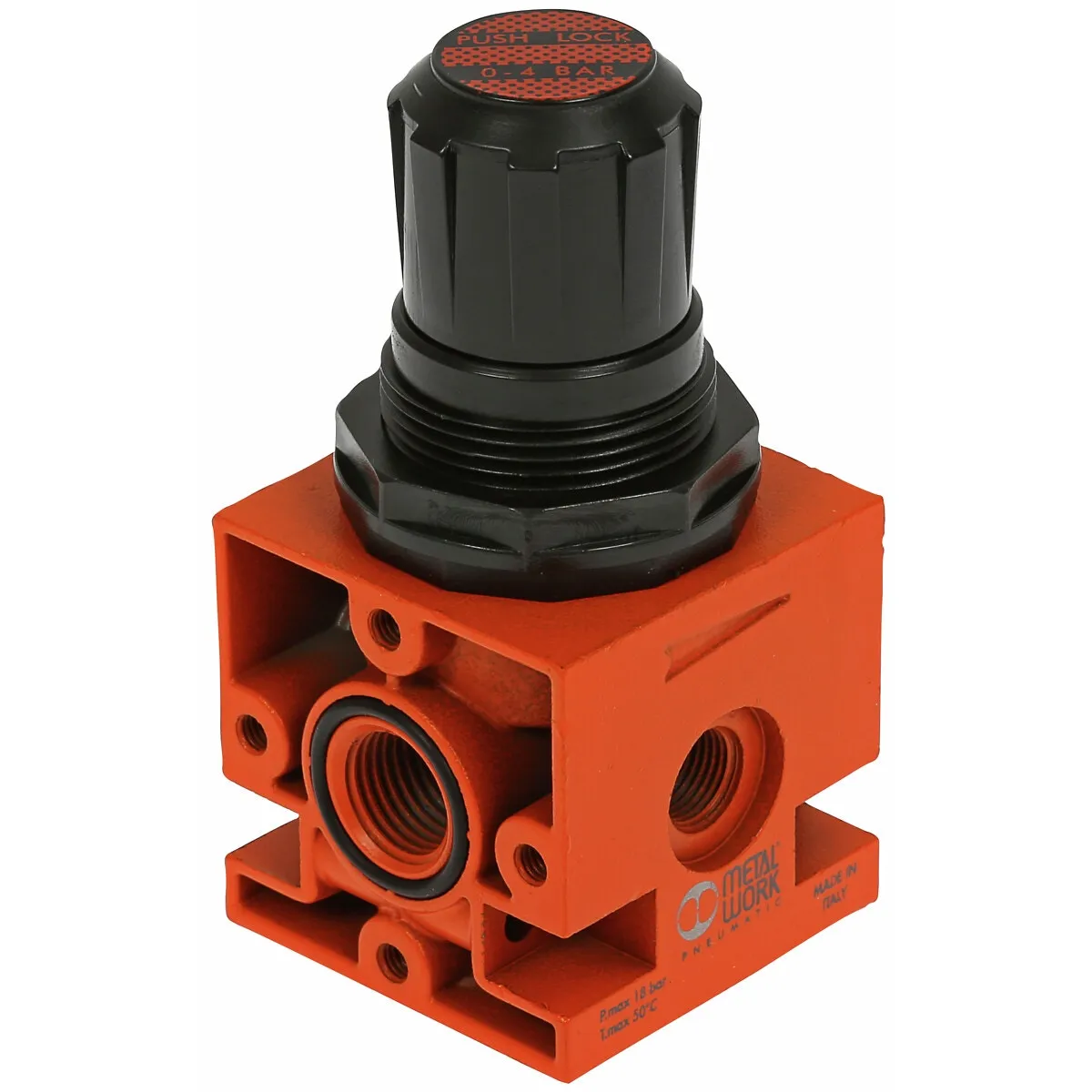 Pneumatisk Regulator 1/4 R04 0-4Bar New Deal