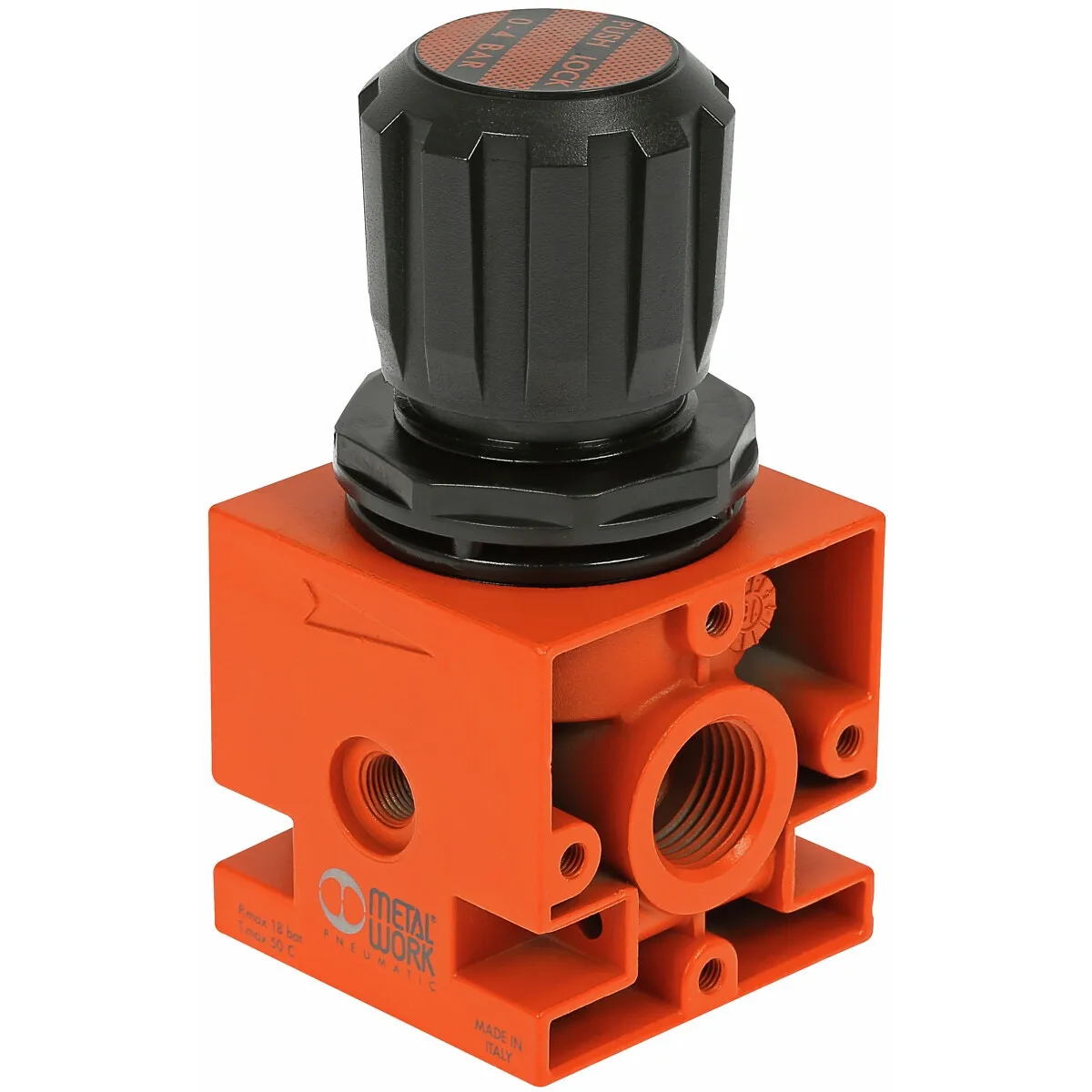 Pneumatisk Regulator 1/2 R08 0-4Bar New Deal