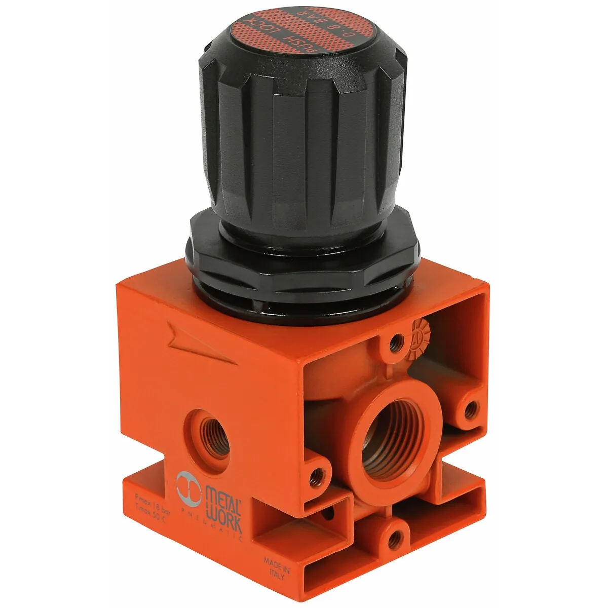 Pneumatisk Regulator 1/2 R08 0-8Bar New Deal