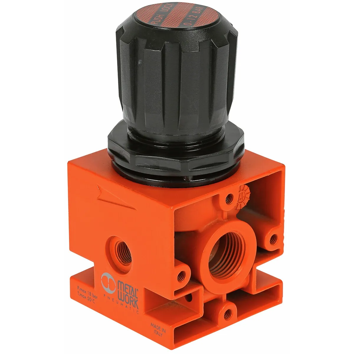 Pneumatisk Regulator 1/2 R08 0-12Bar New Deal