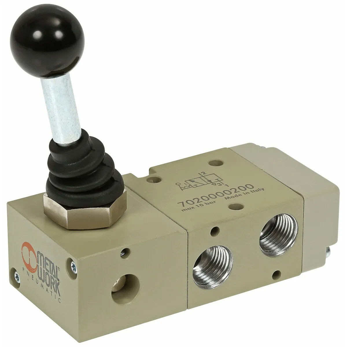 Pneumatisk Ventil 3/2 1/4 90 Vipp/Vipp Mav33Leboo