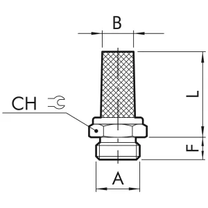 Ljuddämpare 1/8 Lång Se