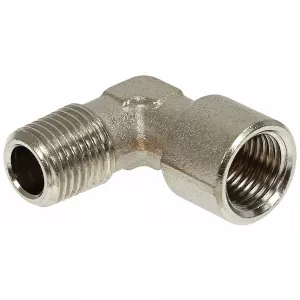 Vinkelkoppling 1/4-1/4 Inv-Utv Mässing A10