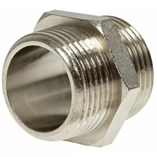 Adapter 1/8-1/8 Utv-Utv Mässing A1