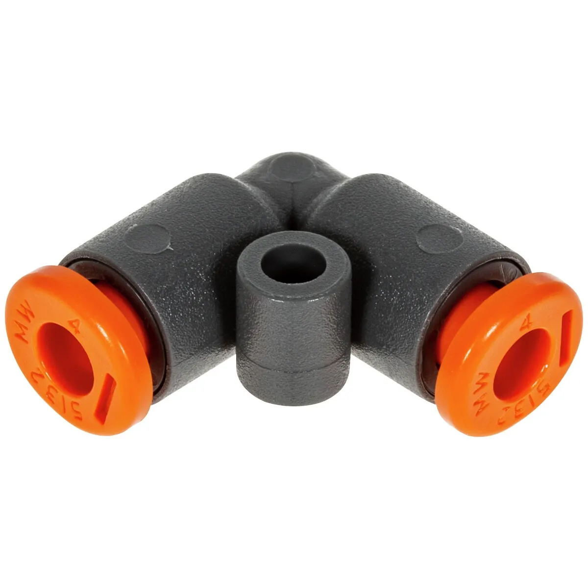 Instickskoppling 4Mm 90 Vinkel Teknopolymer R21Ip