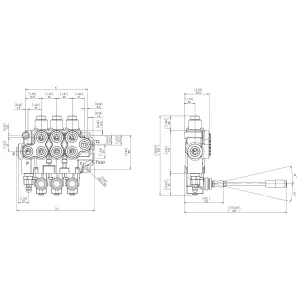 Solenoid Riktningsventil 3/8 50L 1 Spinderl 2-Funk