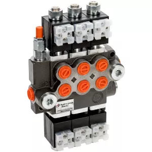 Riktningsventil 3/8 12V 50L 3-Spole Dubbelverkande