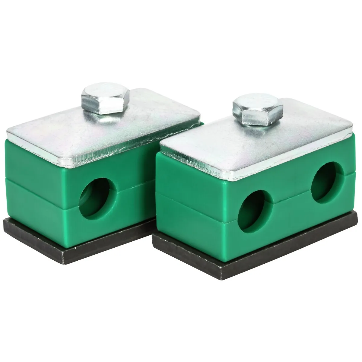 Rörklammer 6Mm Dubbel Klammer Packad 2 Par