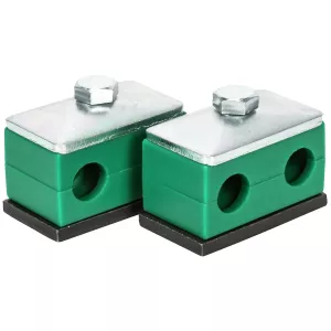 Rörklammer 15Mm Dubbel Klammer Packad 2 Par