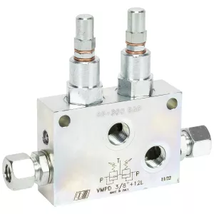 Dubbel Tryckbegränsningsventil 3/8-12L 80-300Bar