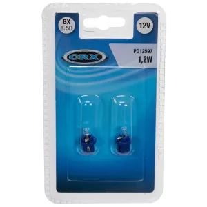 Glödlampa Bx8,5D 1,2W 12V 2St