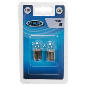 Glödlampa Ba15S R5W 12V 2St