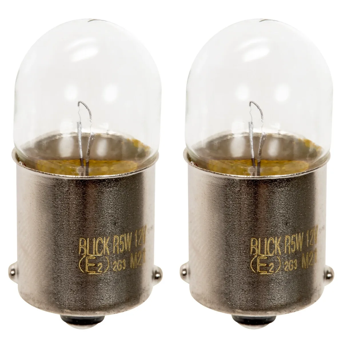 Glödlampa Ba15S R5W 12V 2St