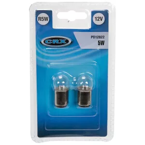 Glödlampa Ba15D R5W 12V 2St