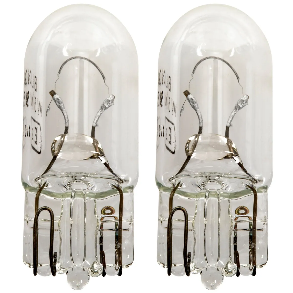 Glödlampa T10 W5W 12V Glas 2St