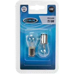 Glödlampa Bay15D P21/5W 24V 2St